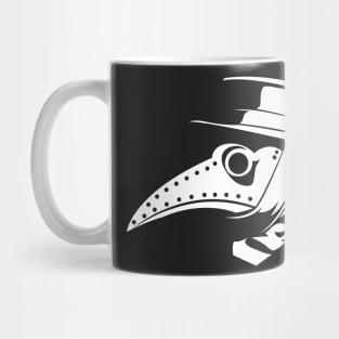 Plague Doctor Simple Illustration Mug